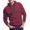 Männer Premium Hoodie - Bordeaux