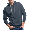 Männer Premium Hoodie - Jeansblau