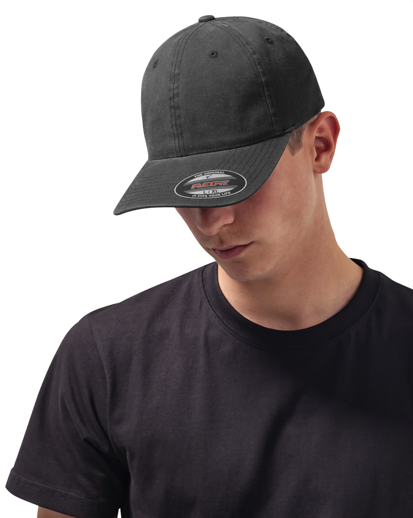 FlexFit Garment Washed Cotton Dad Hat Cap