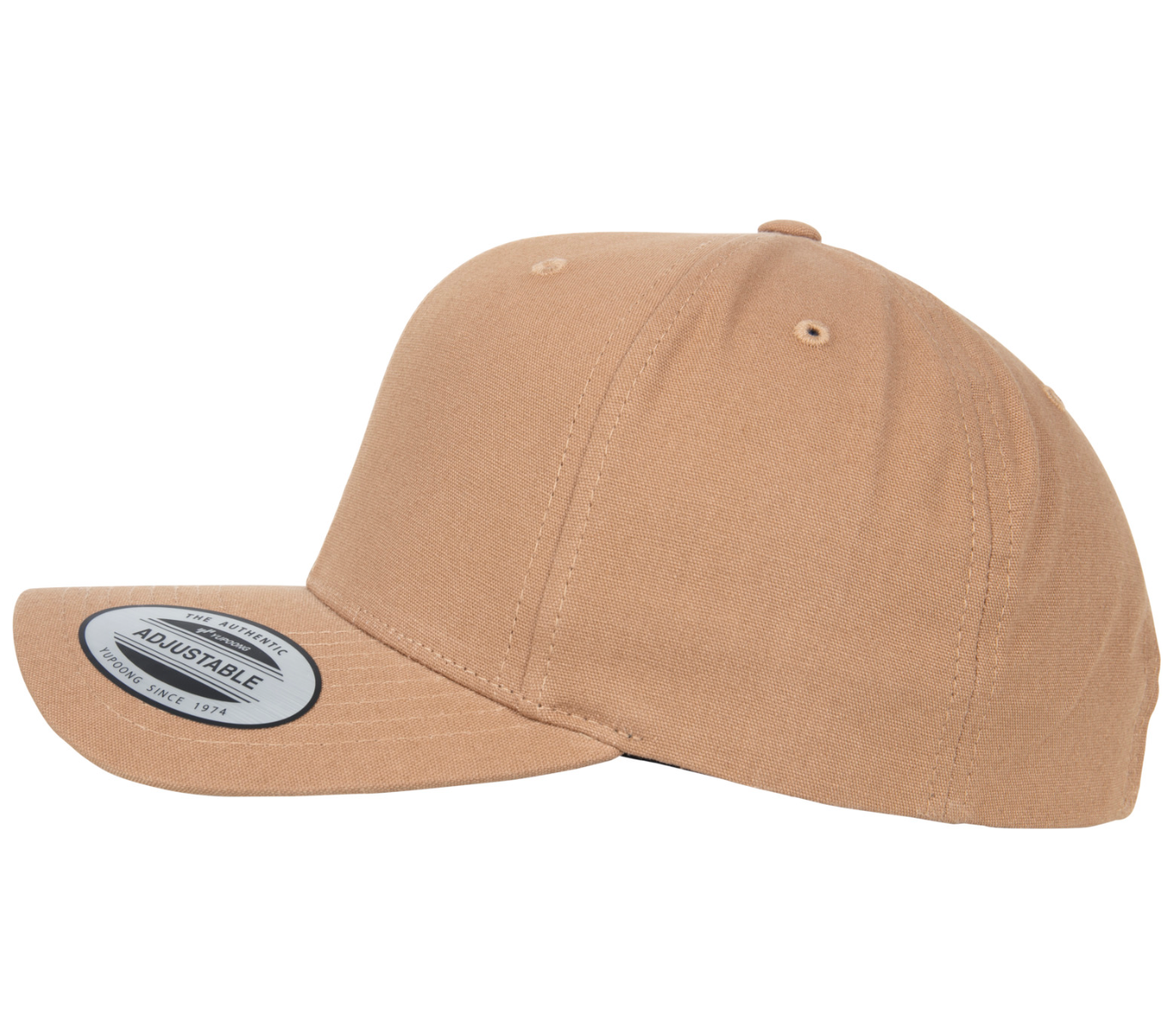 YUPOONG 6-Panel Curved Metal Snap Cap