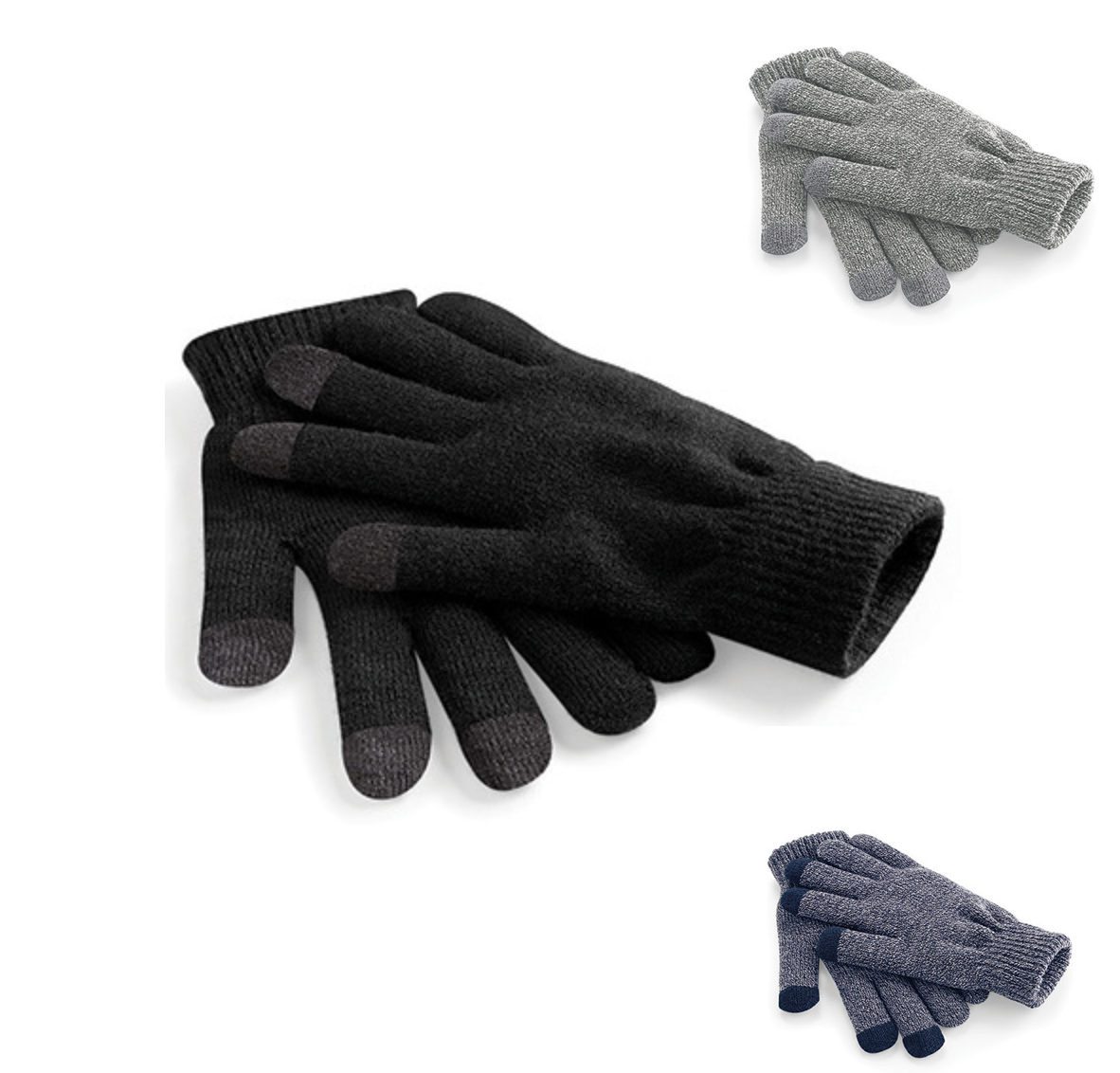 Beechfield Herren Damen TouchScreen Smart Gloves Handschuhe 2 Größen