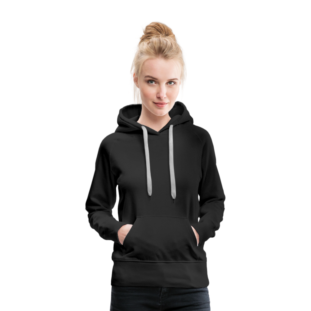 Frauen Premium Hoodie - Schwarz