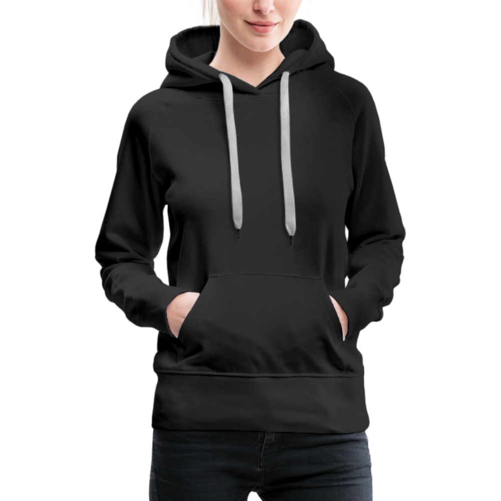 Frauen Premium Hoodie - Schwarz