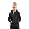 Frauen Premium Hoodie - Schwarz