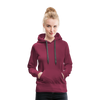 Frauen Premium Hoodie - Bordeaux