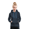 Frauen Premium Hoodie - Navy