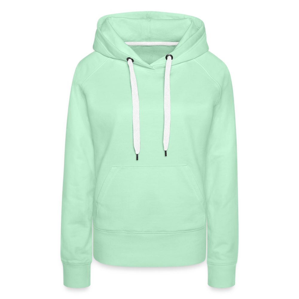 Frauen Premium Hoodie - helles Mintgrün