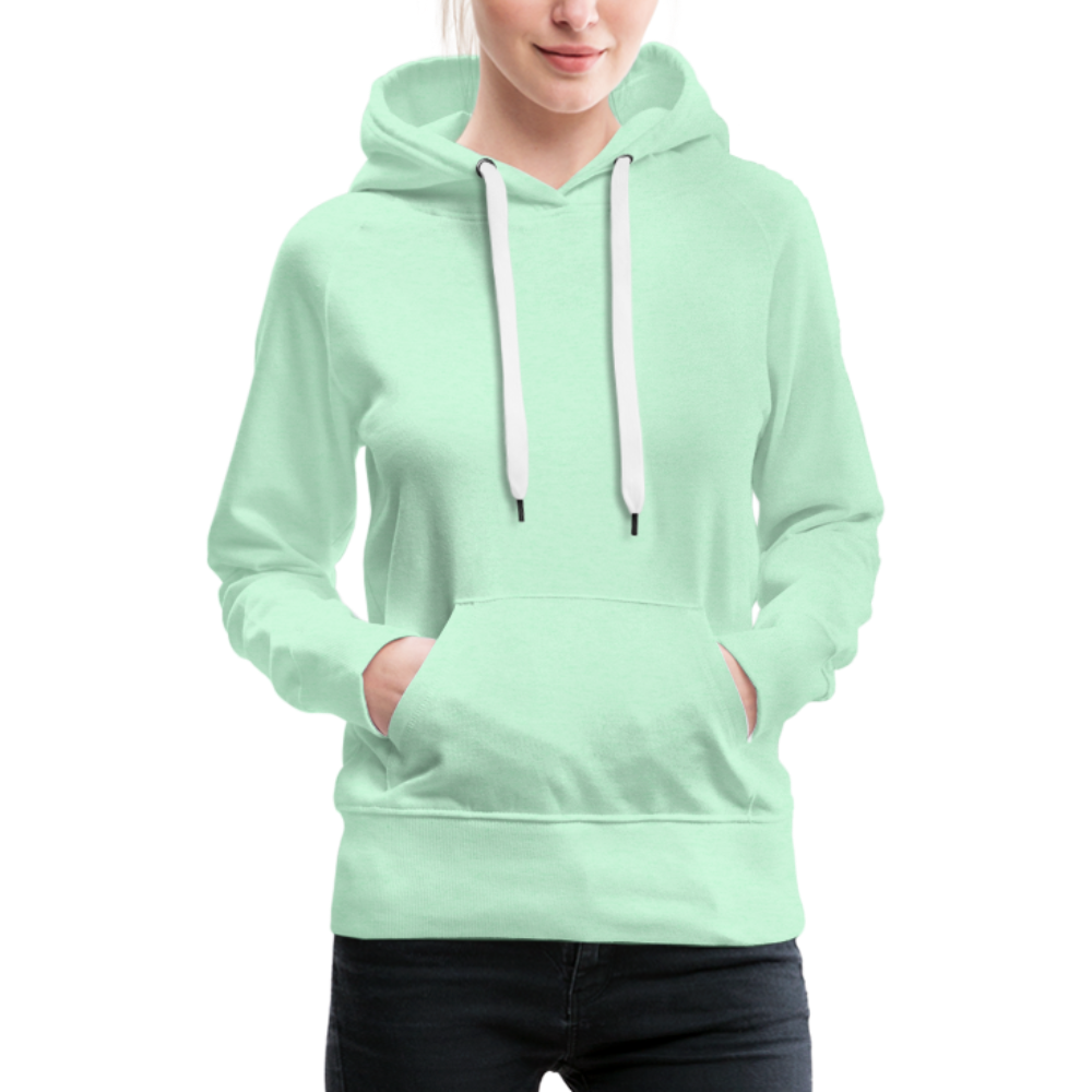 Frauen Premium Hoodie - helles Mintgrün