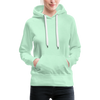 Frauen Premium Hoodie - helles Mintgrün