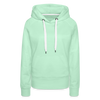 Frauen Premium Hoodie - helles Mintgrün